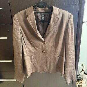 Alfani Brown Blazer Jacket, 12P